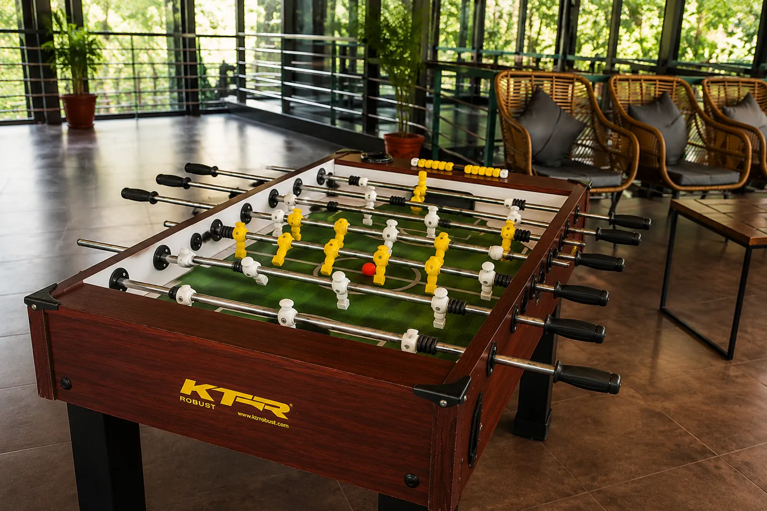 Foosball Table Indoor Games at The Herb Farm Resort, Igatpuri