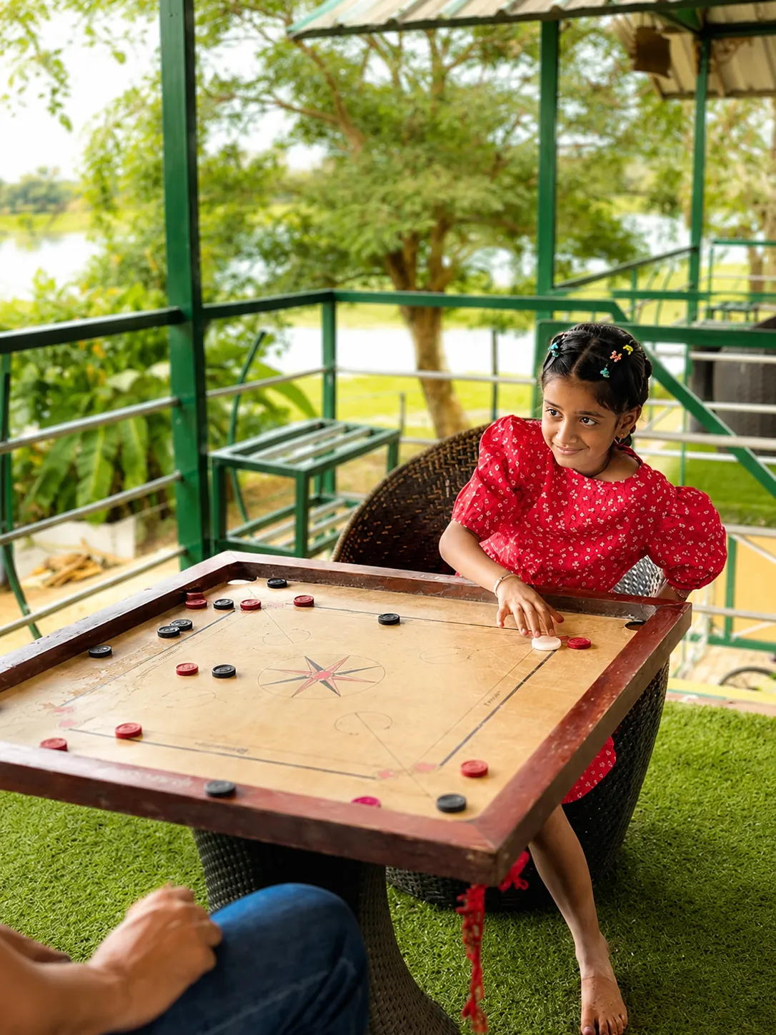 Pool Table and Indoor Recreation at The Herb Farm Resort, Igatpuri