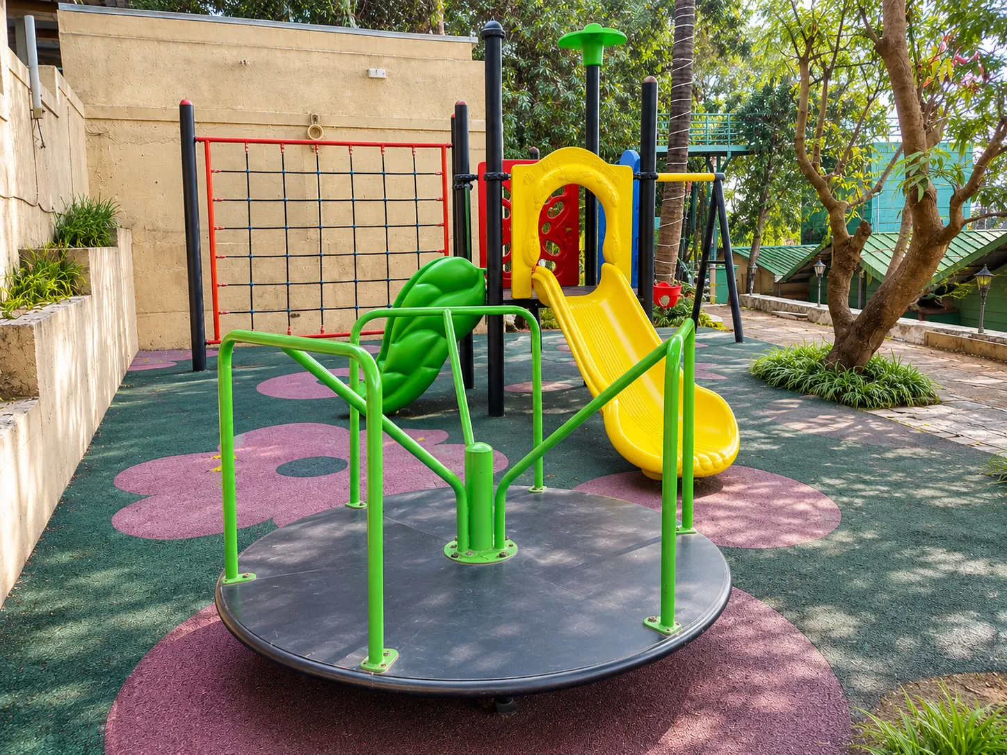 Children's Outdoor Play Area at The Herb Farm Resort, Igatpuri